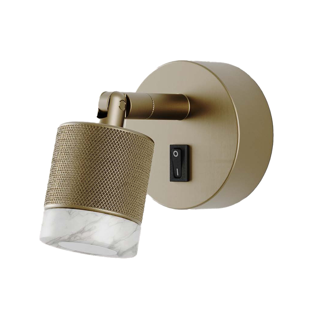 Бра Tea Gold & White marble Aromas